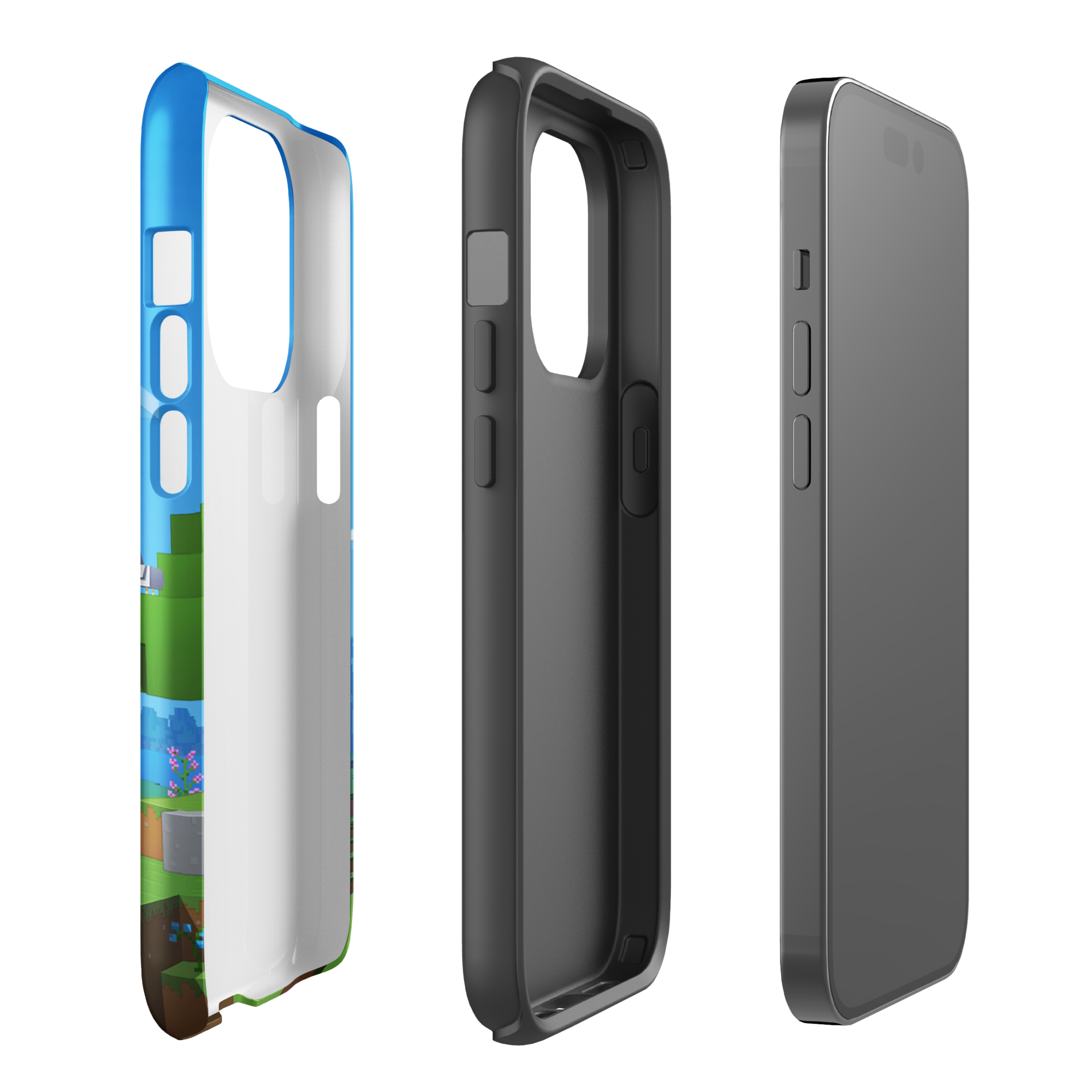 Minecraft Key Art Tough Phone Case - iPhone