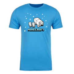 Minecraft Polar Bear Adult Short Sleeve T-Shirt