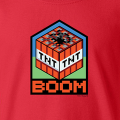 Minecraft Boom Kids Short Sleeve T-Shirt