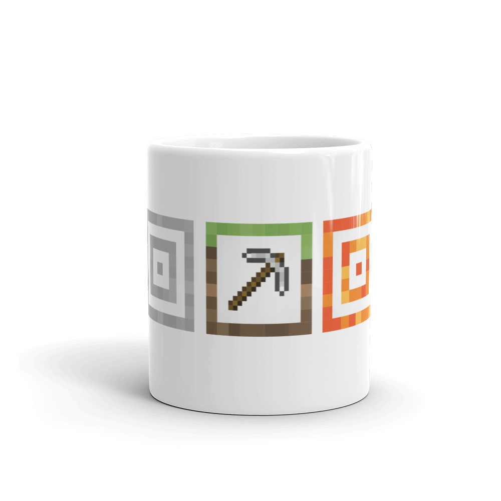 Minecraft Texture Icons White Mug