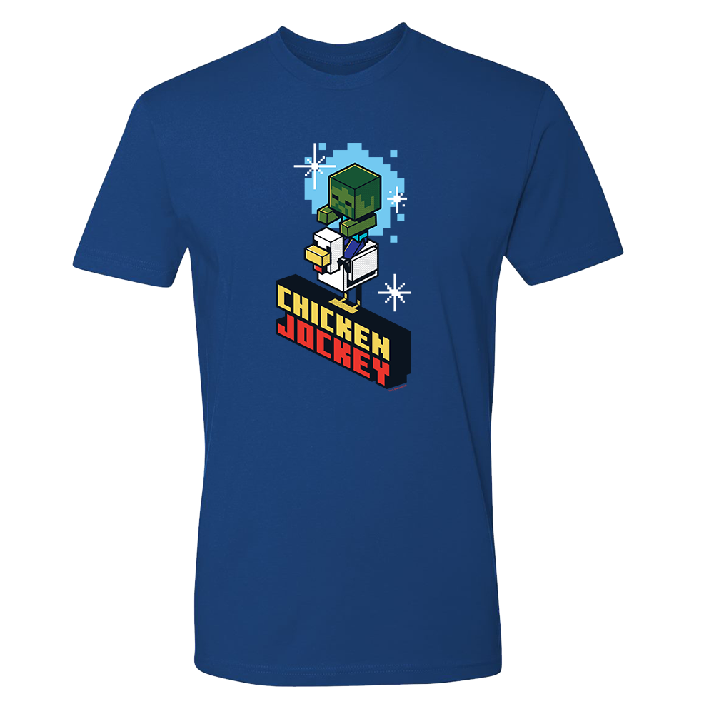 Minecraft Jolly Mobs Chicken Jockey Adult Short Sleeve T-Shirt