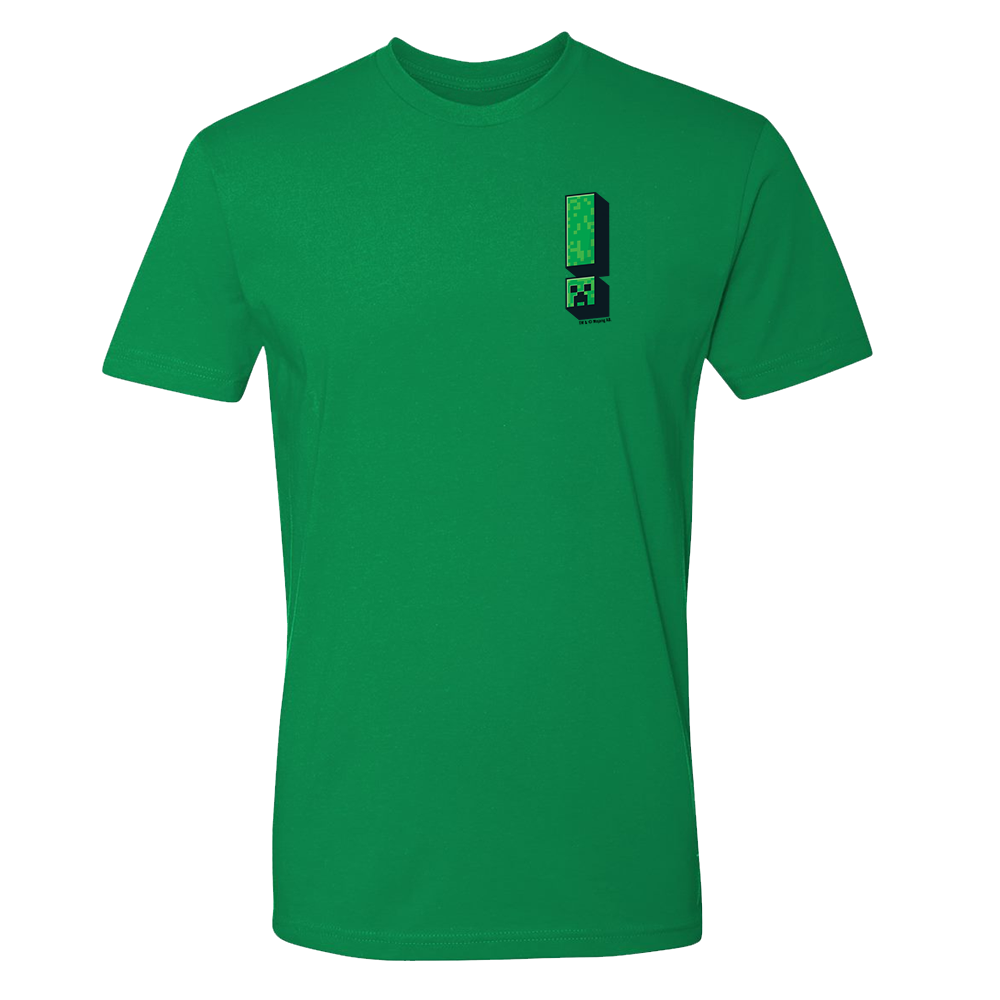 Minecraft Jolly Mobs Creeper ! Adult Short Sleeve T-Shirt