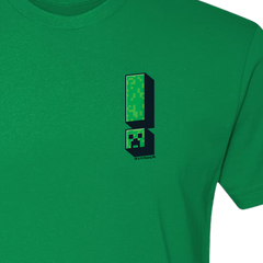 Minecraft Jolly Mobs Creeper ! Adult Short Sleeve T-Shirt