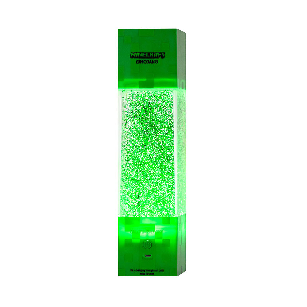 Minecraft Creeper Glitter Motion Light - 12 Inch