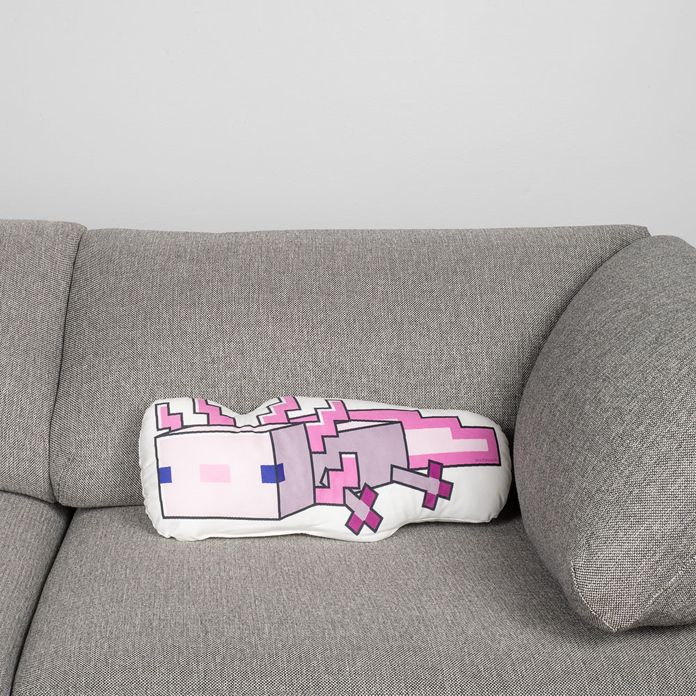 Minecraft Axolotl Pillow