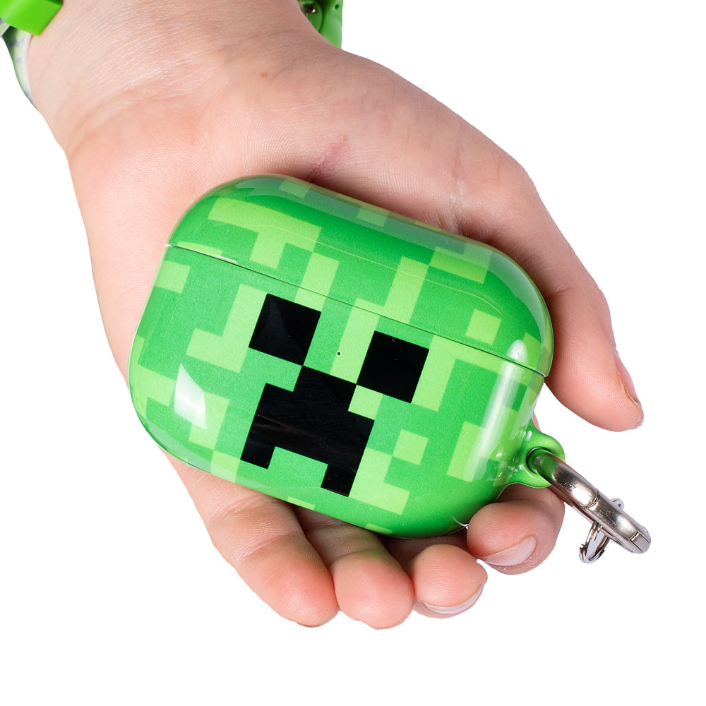 Minecraft Creeper Big Face Airpod Case