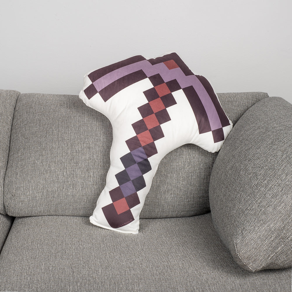 Minecraft Netherite Pickaxe Pillow