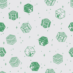 Minecraft Grey Blocks Peel & Stick Wallpaper
