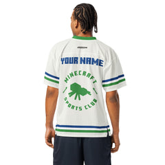 Minecraft Football Jersey Athletics Overworld Tour Personalized Name