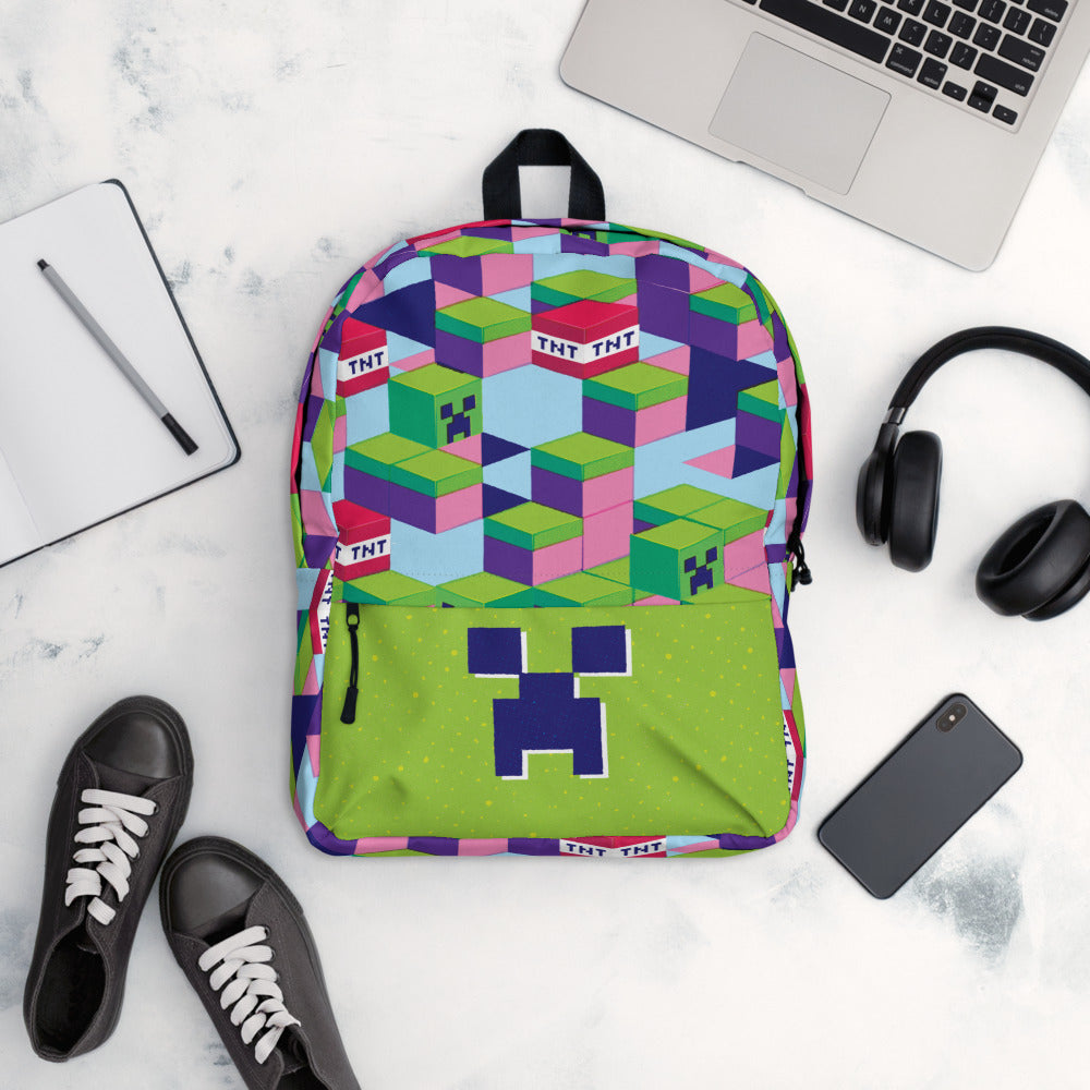 Minecraft TNT Creeper Premium Backpack