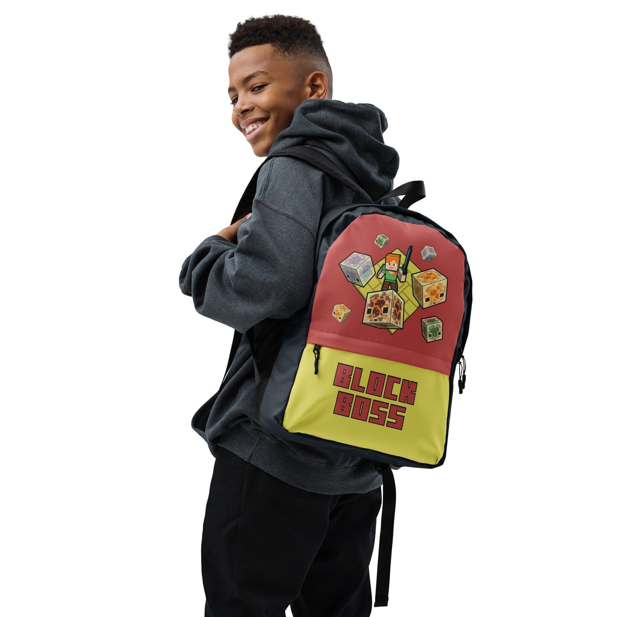 Minecraft Backpack Block Boss