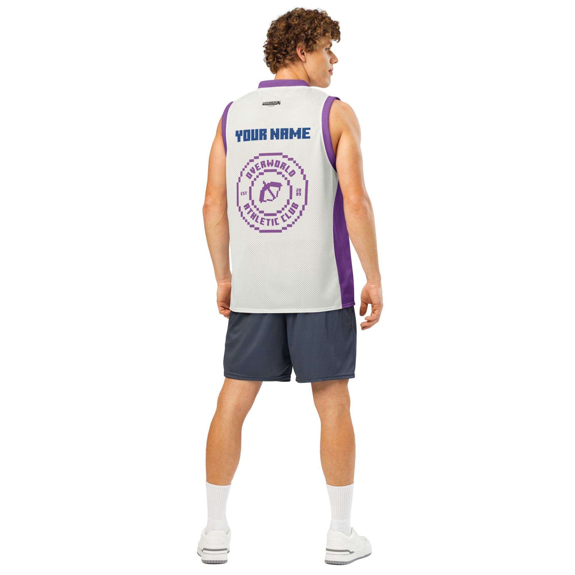 Minecraft Club Minecraft Personalized Name Basketball Jersey