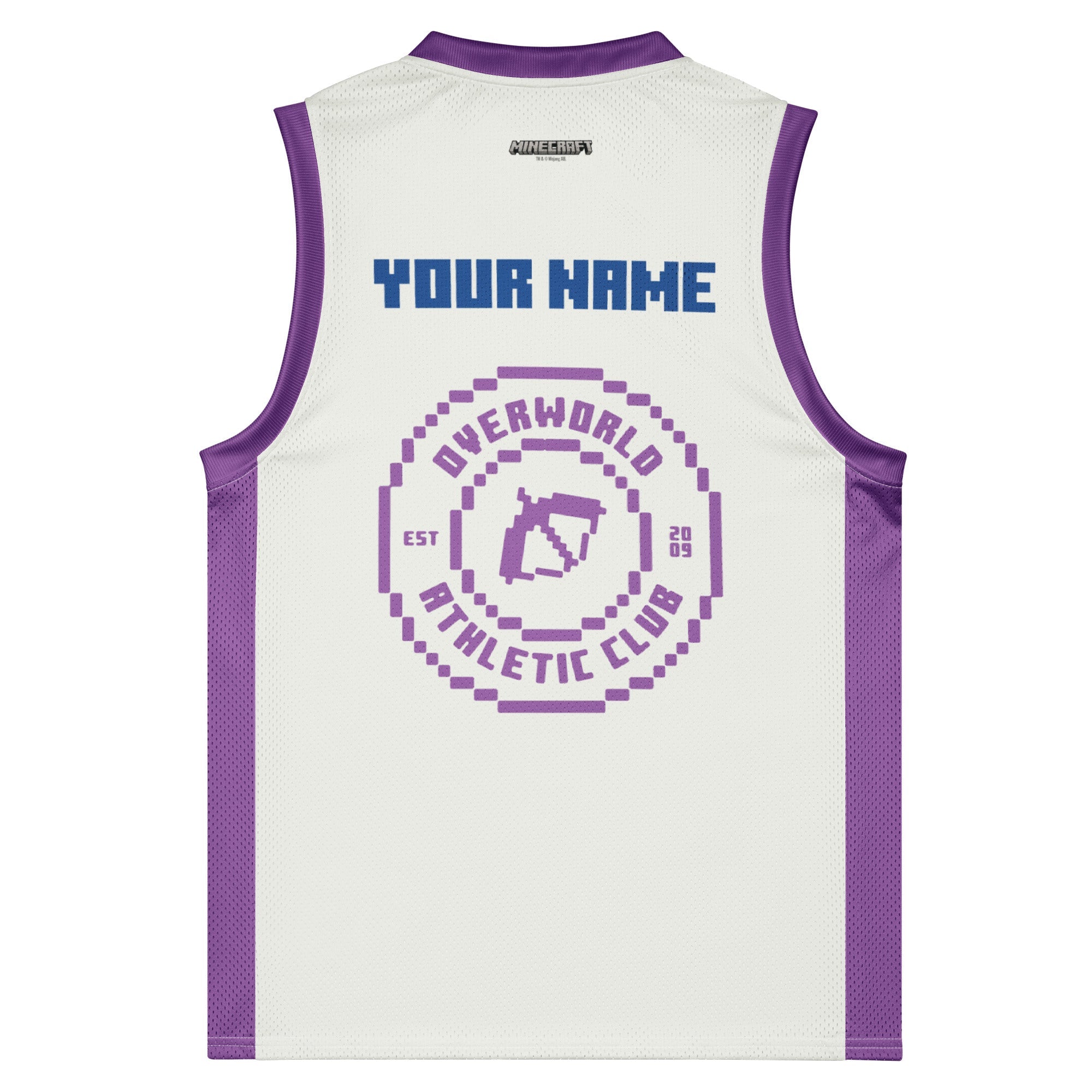 Minecraft Club Minecraft Personalized Name Basketball Jersey