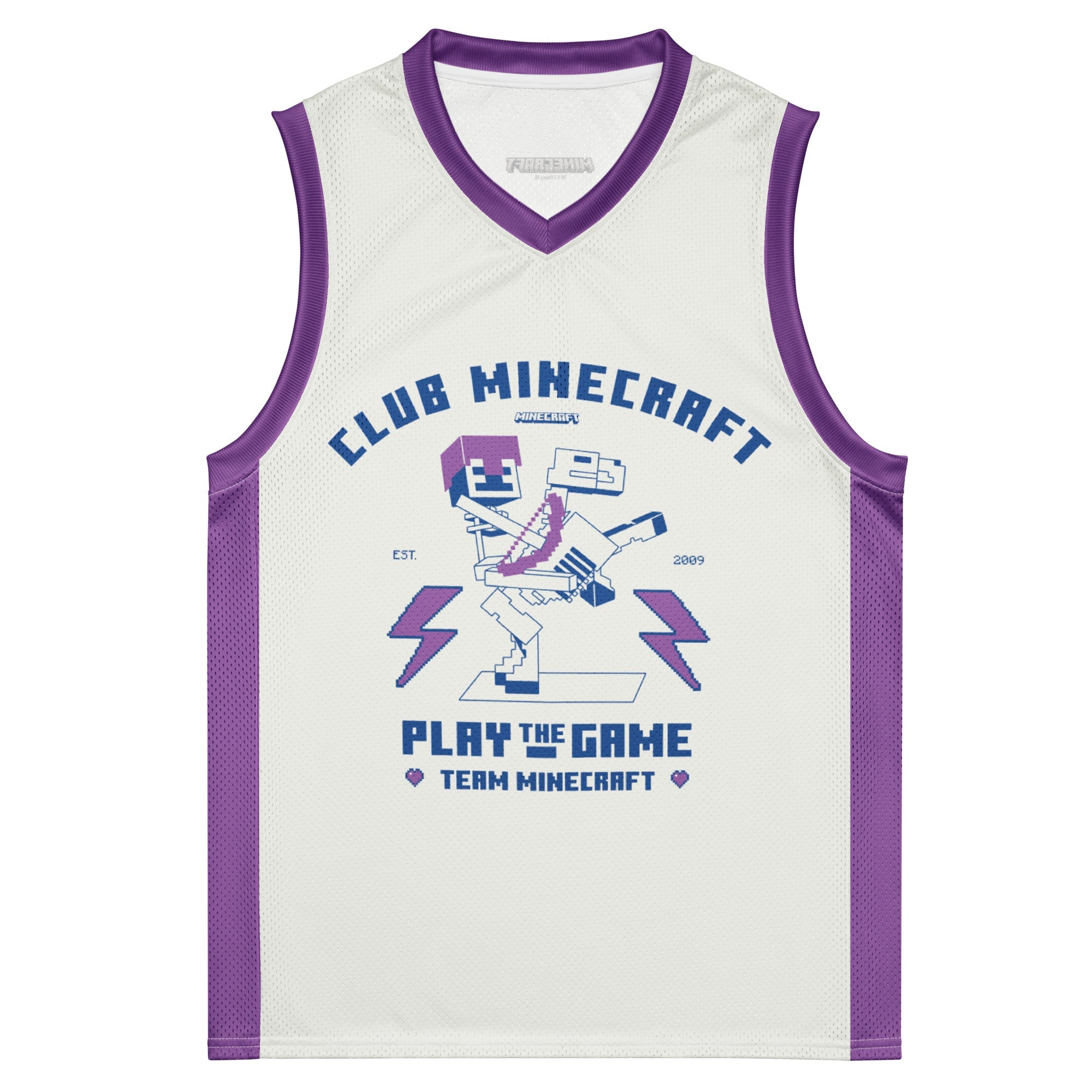 Minecraft Club Minecraft Personalized Name Basketball Jersey