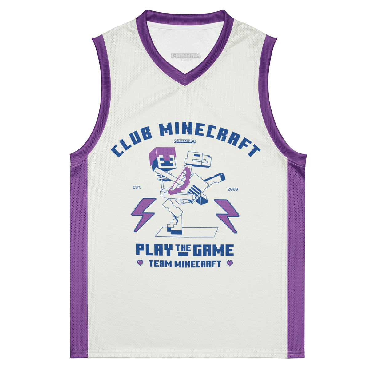 Minecraft Club Minecraft Personalized Name Basketball Jersey