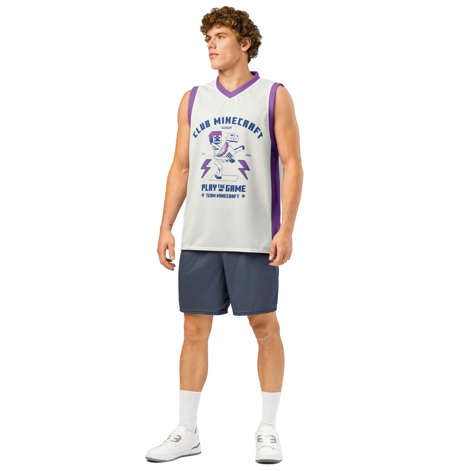 Minecraft Club Minecraft Personalized Name Basketball Jersey