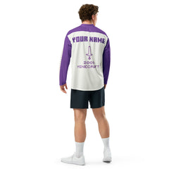 Minecraft See It Through The End Personalized Name Hockey Jersey