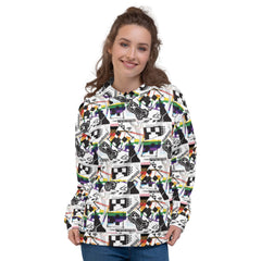 Minecraft Rainbow Adult Hoodie