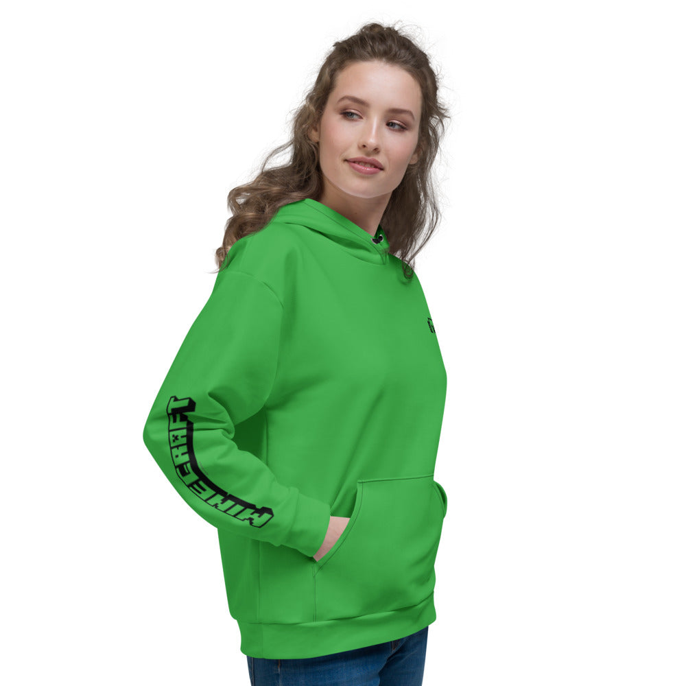 Minecraft Tuned In Green Creeper Adult Hoodie