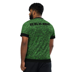 Minecraft Personalized Jersey T-Shirt Realm Name
