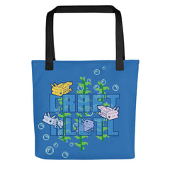 Minecraft Craft Alotl Premium Tote Bag