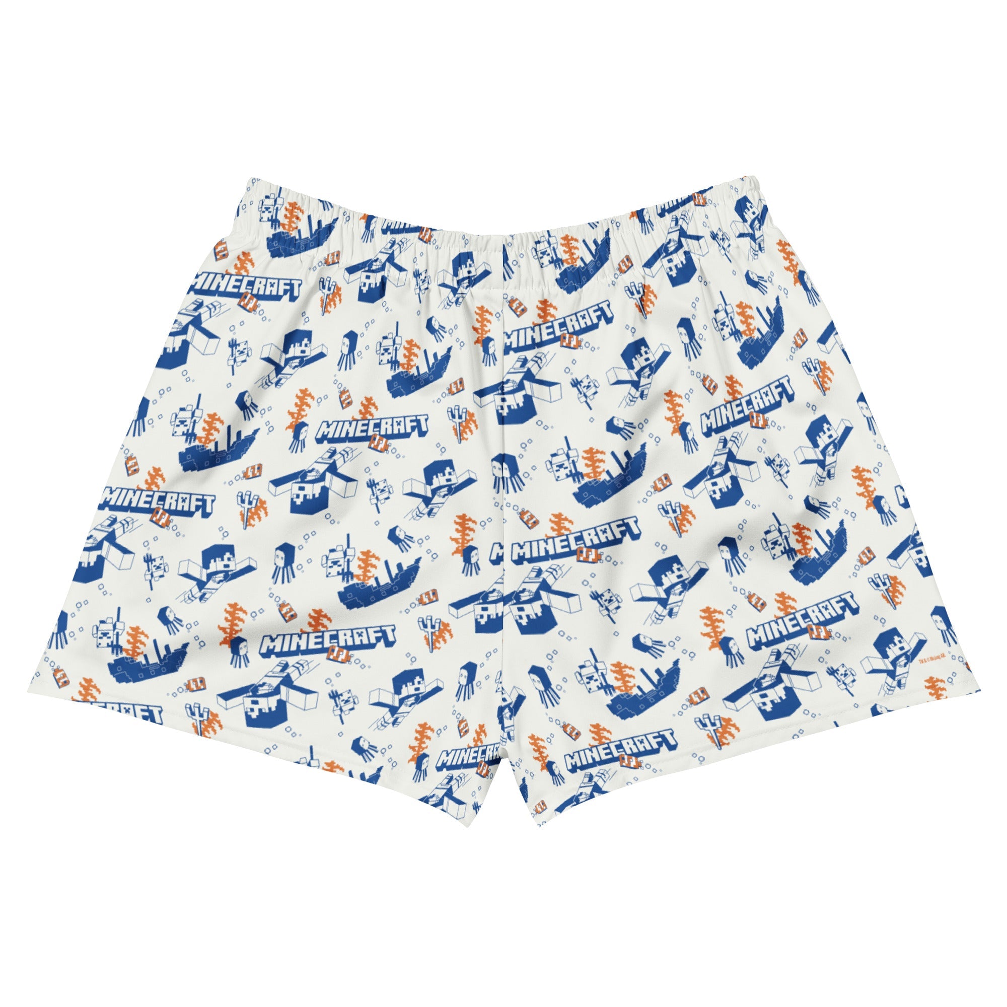 Minecraft Block By Block Athletic Shorts