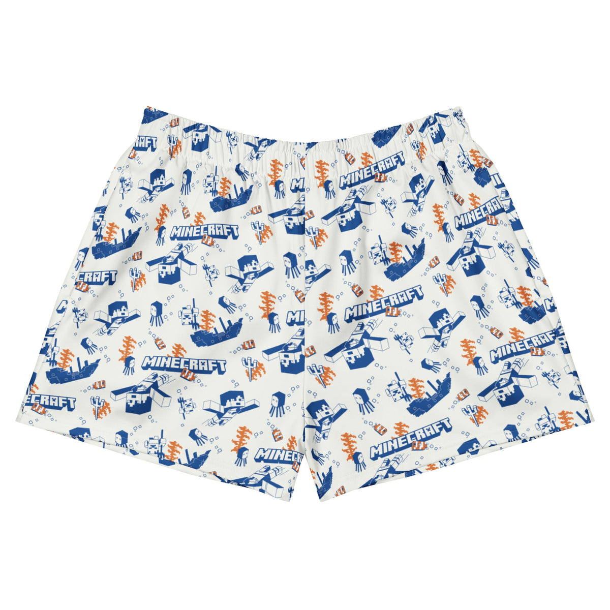 Minecraft Block By Block Athletic Shorts