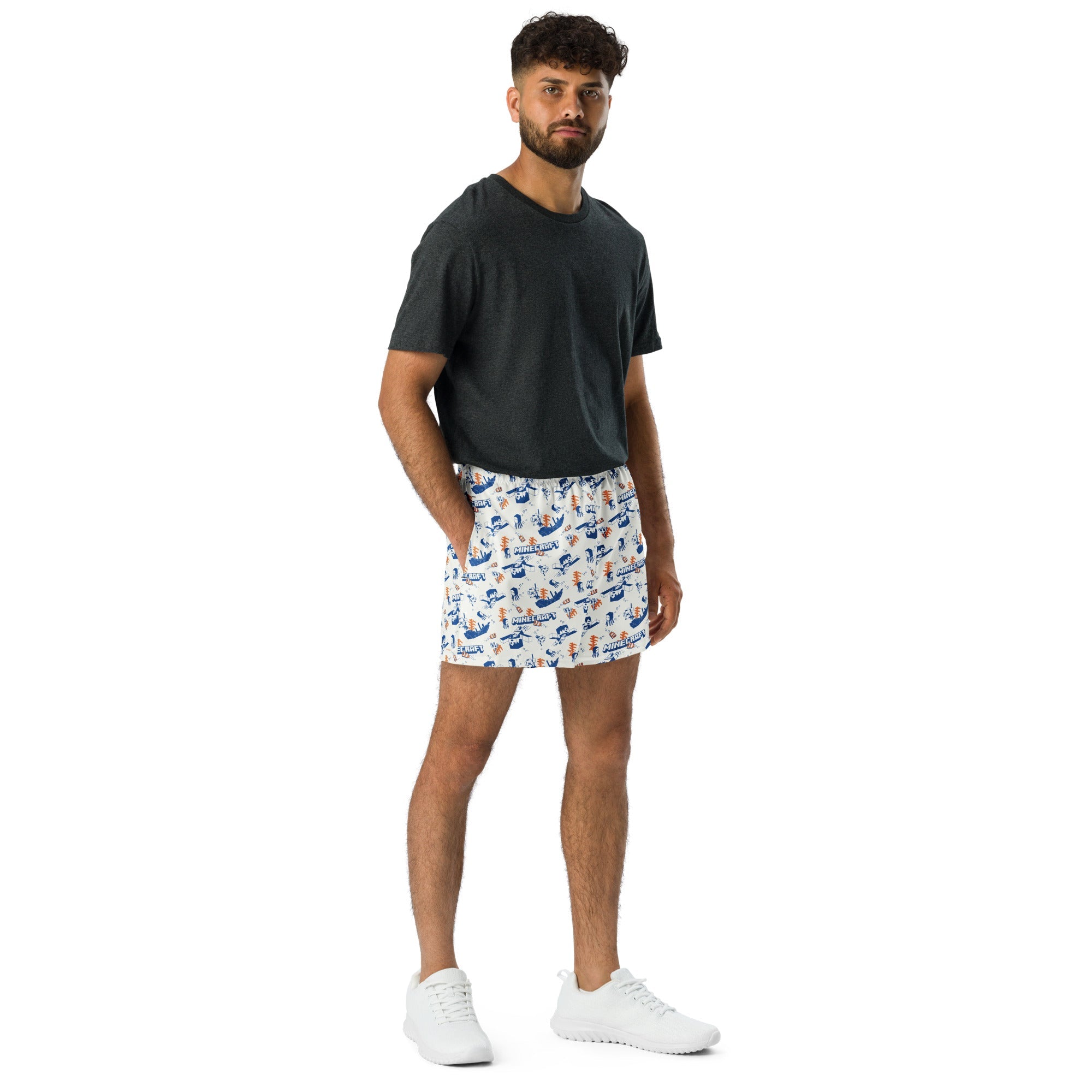 Minecraft Block By Block Athletic Shorts