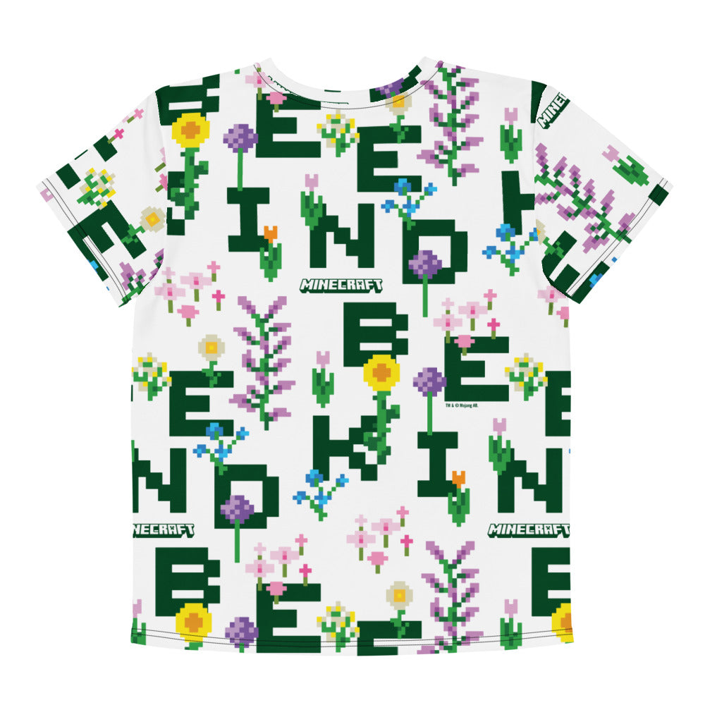 Minecraft Bee Kind Youth T-shirt