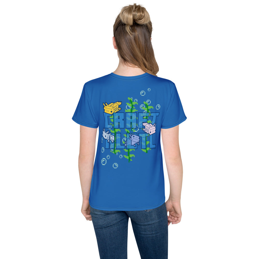 Minecraft Craft Alotl YouthT-Shirt