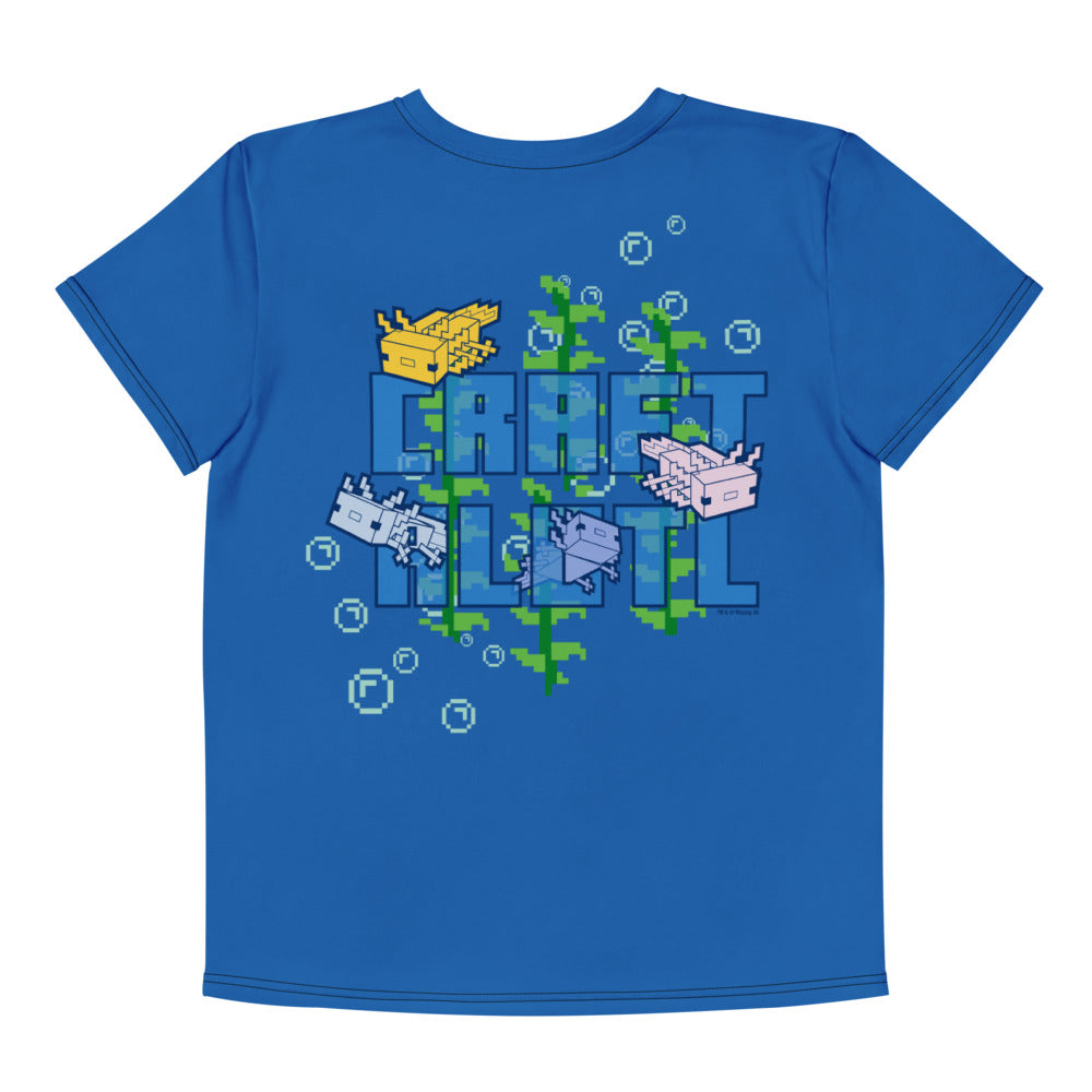 Minecraft Craft Alotl YouthT-Shirt