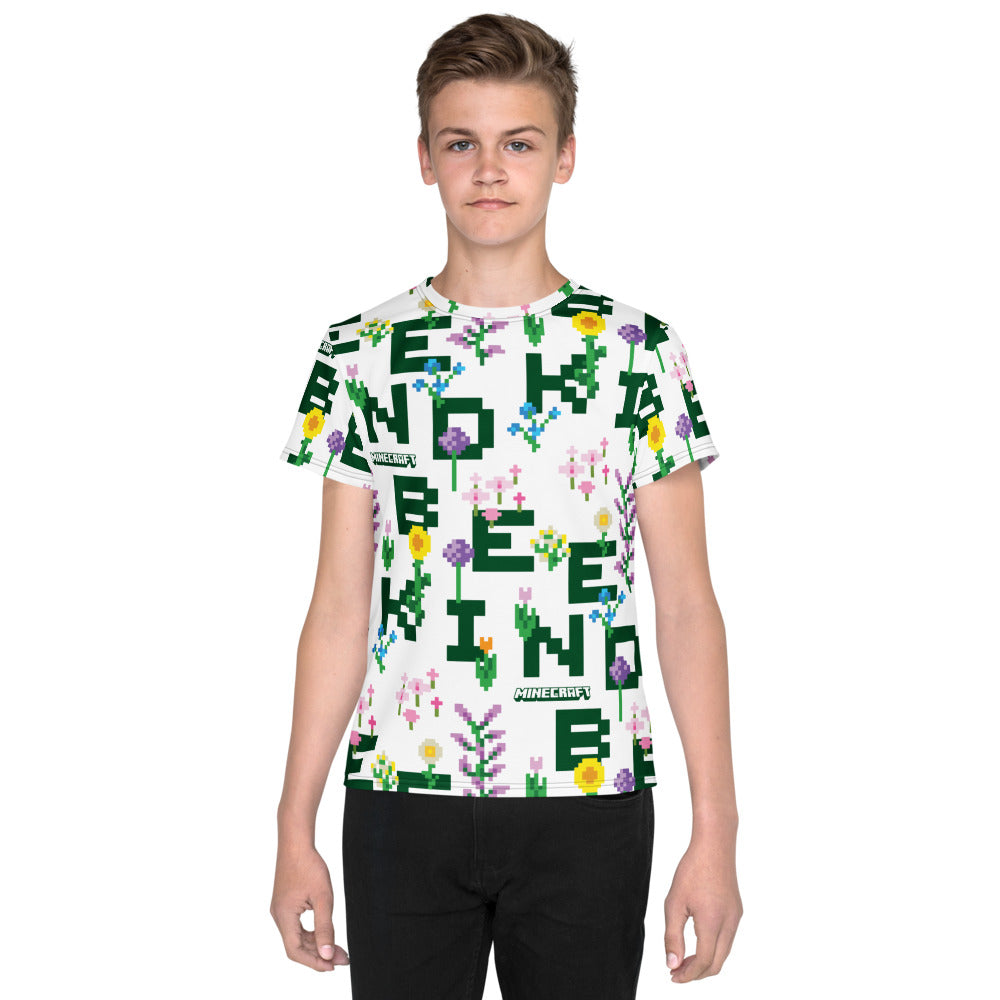 Minecraft Bee Kind Youth T-shirt