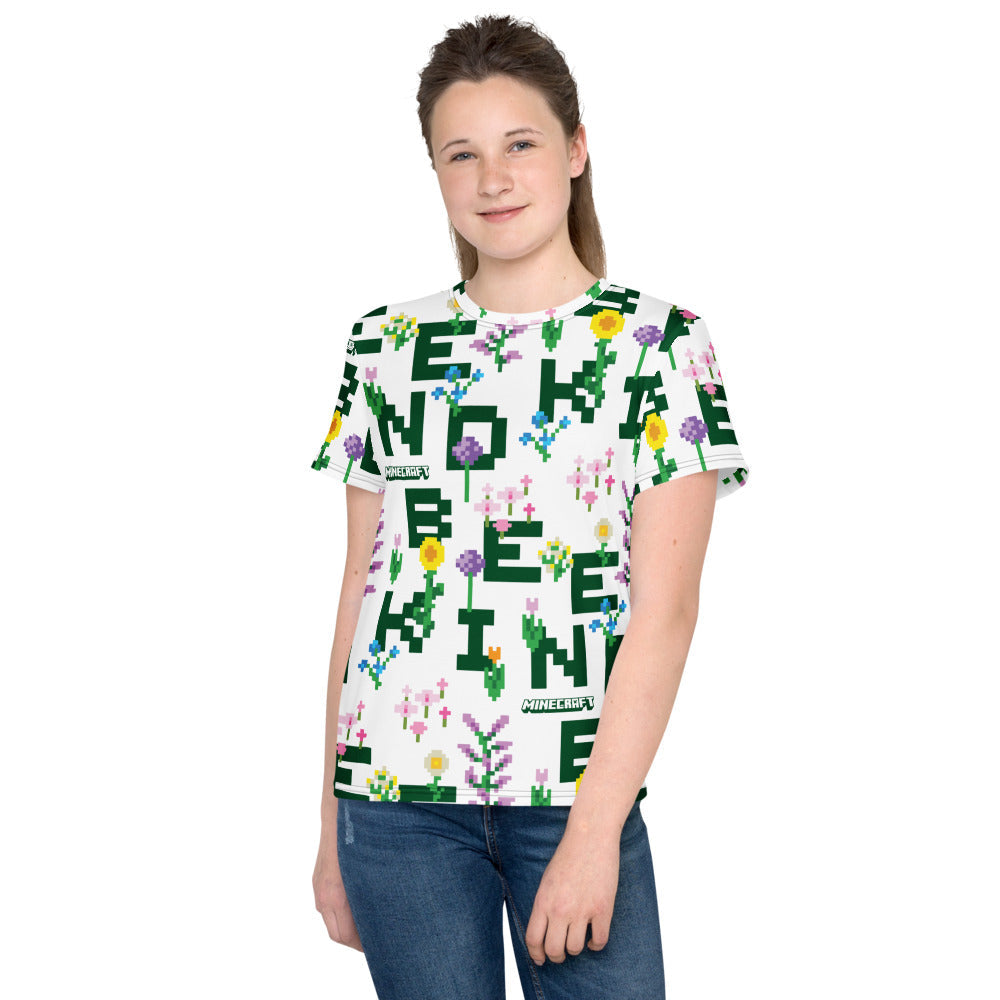 Minecraft Bee Kind Youth T-shirt