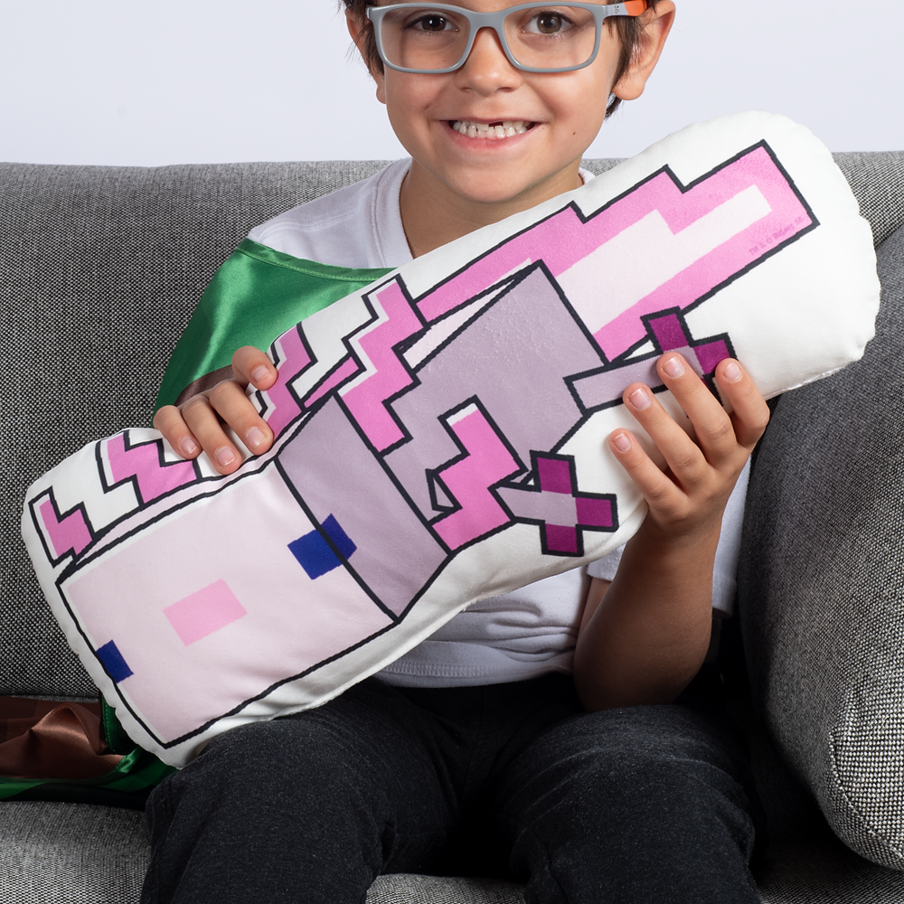 Minecraft Axolotl Pillow