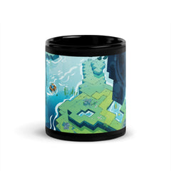 Minecraft Limited Loot Cave Explorer Black Glossy Mug