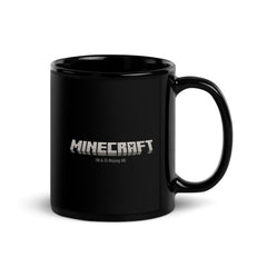 Minecraft Personalized Black Mug Realm Name