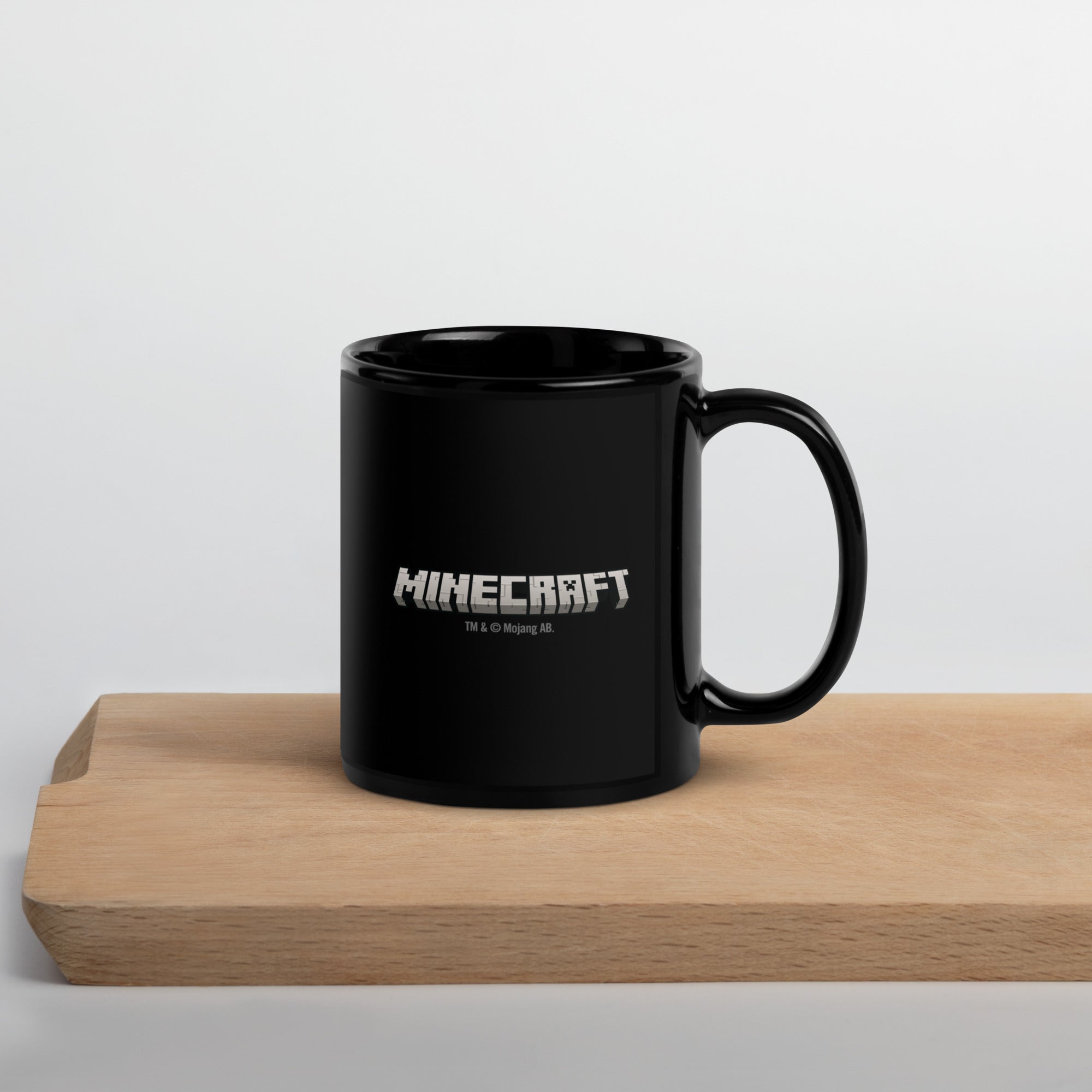 Minecraft Personalized Black Mug Realm Name