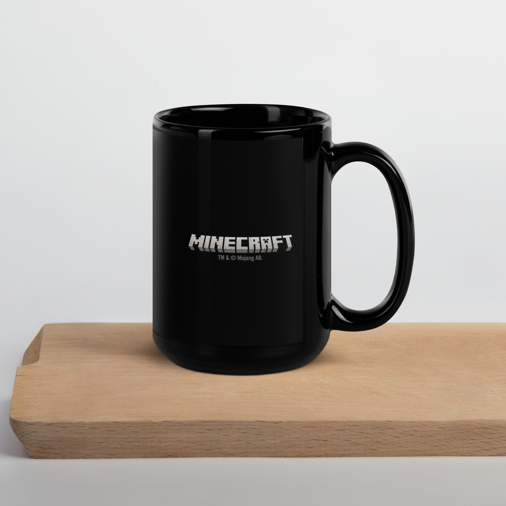Minecraft Personalized Photo Black Mug Survival Mode