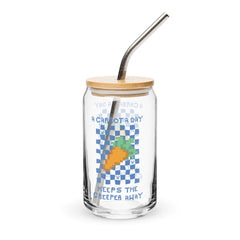 Minecraft Can-Shaped Glass Carrot A Day
