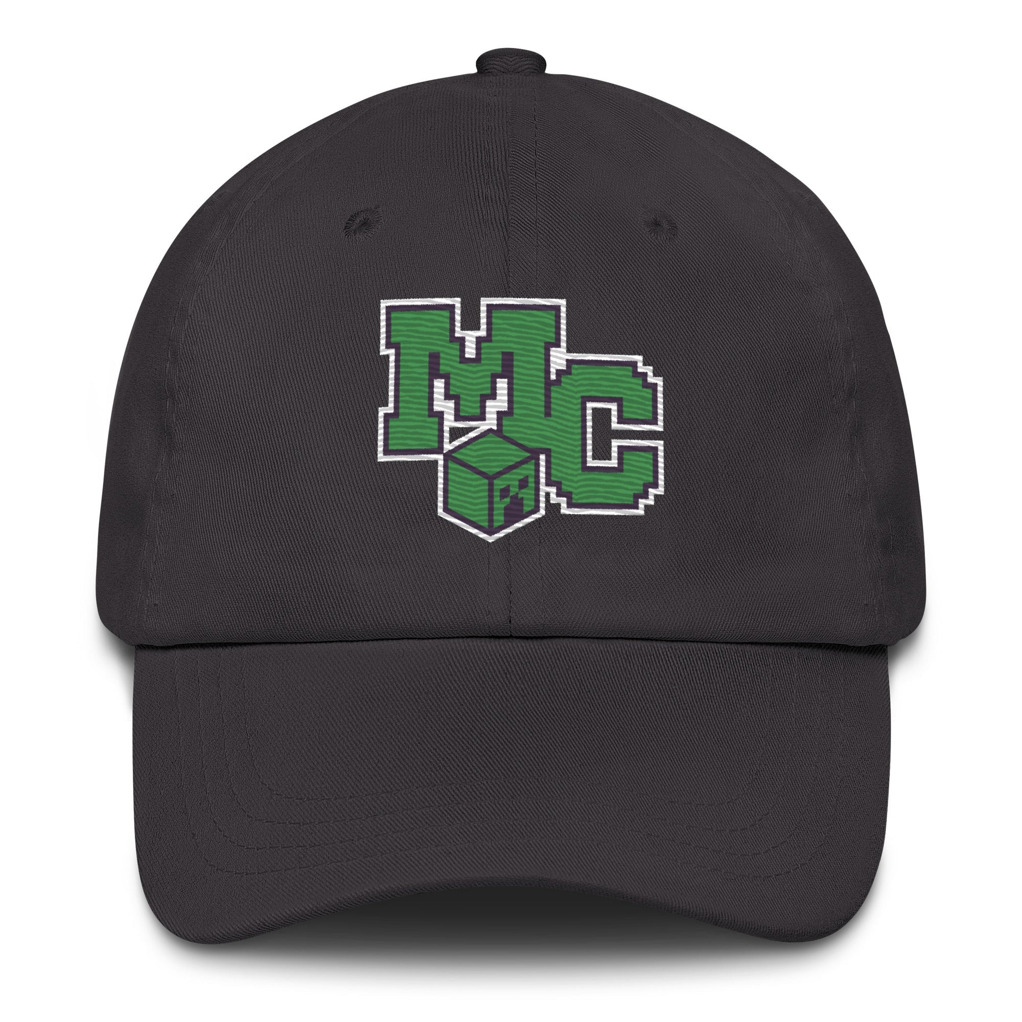Minecraft Embroidered Dad Hat Pixelated Logo