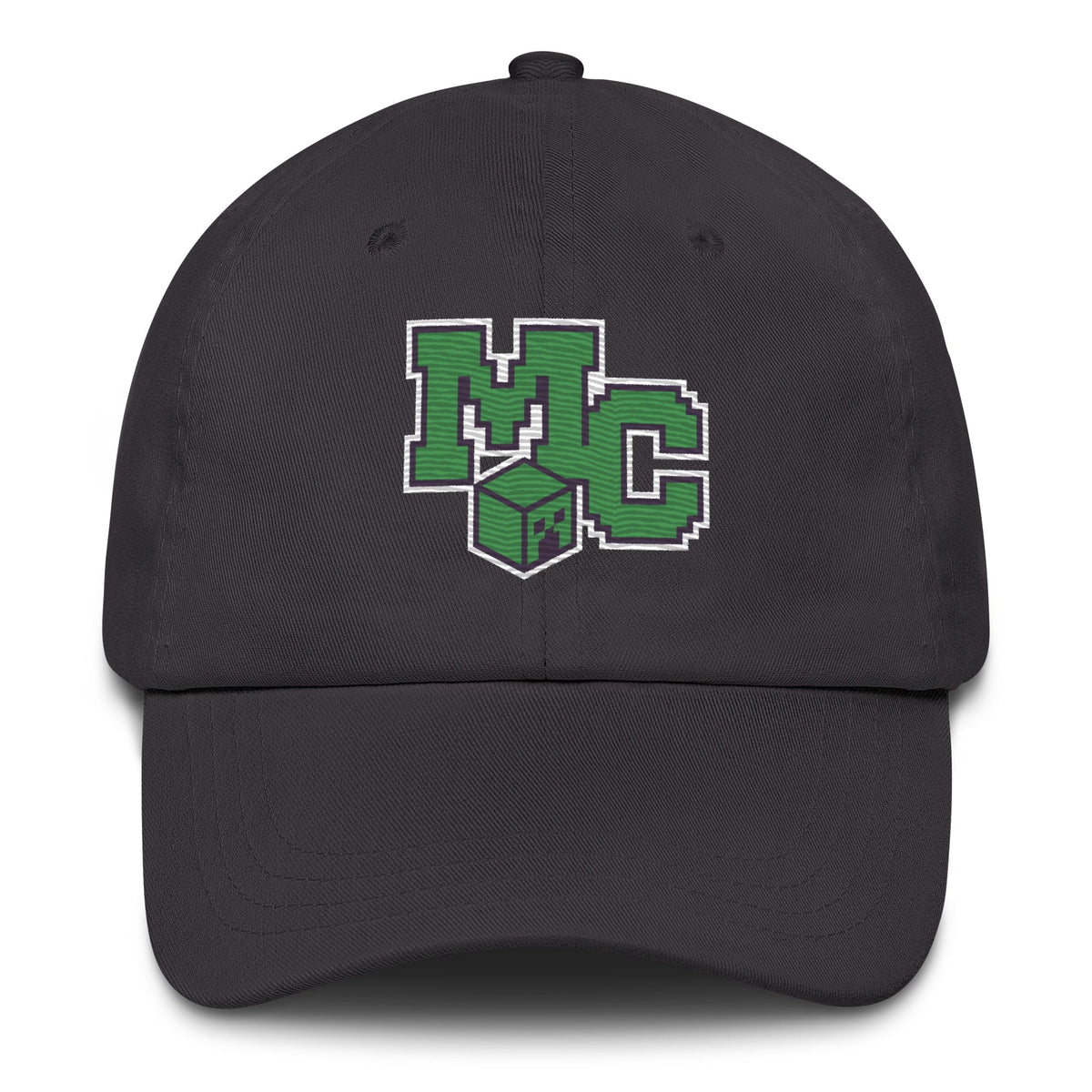 Minecraft Embroidered Dad Hat Pixelated Logo