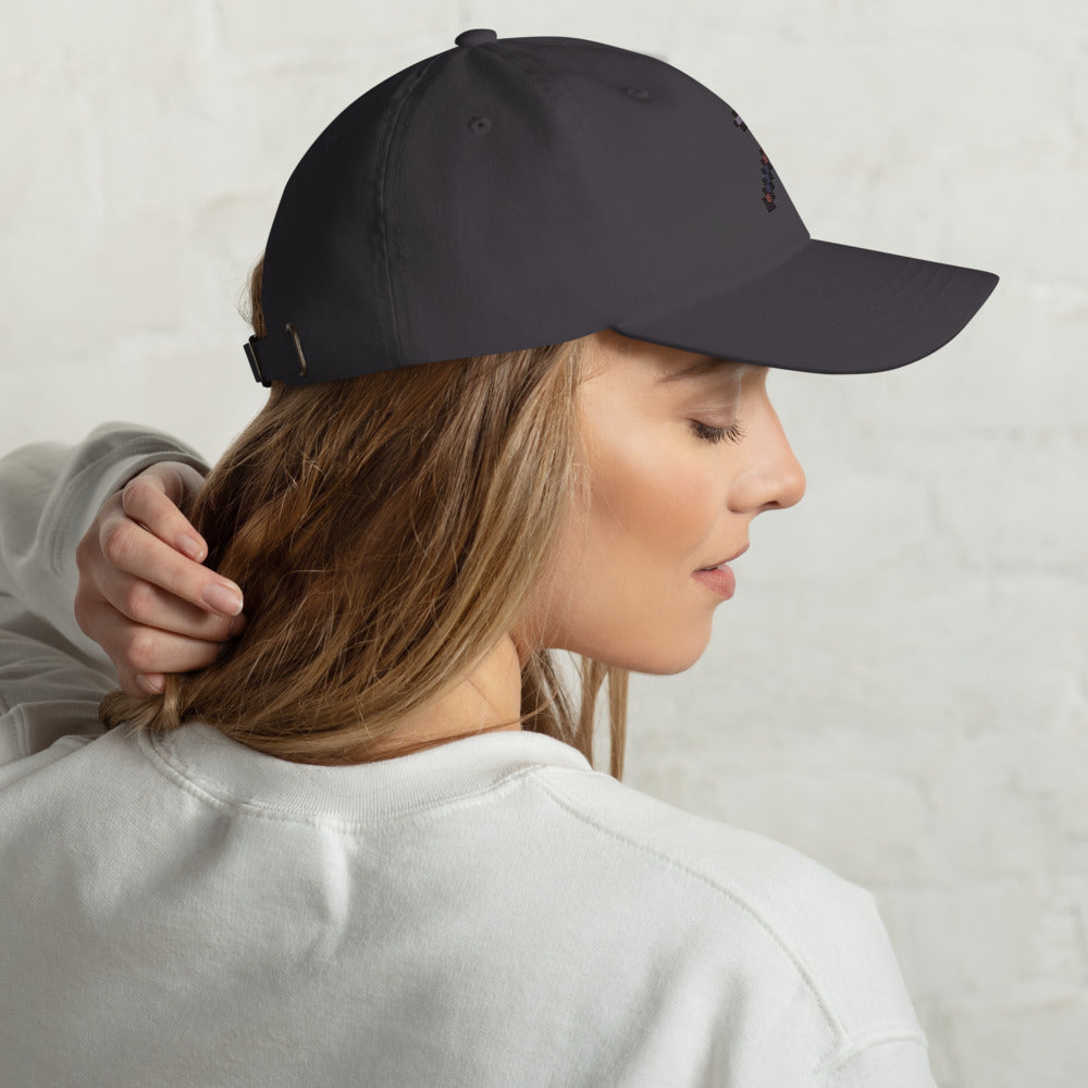 Minecraft Netherite Pickaxe Embroidered Classic Dad Hat
