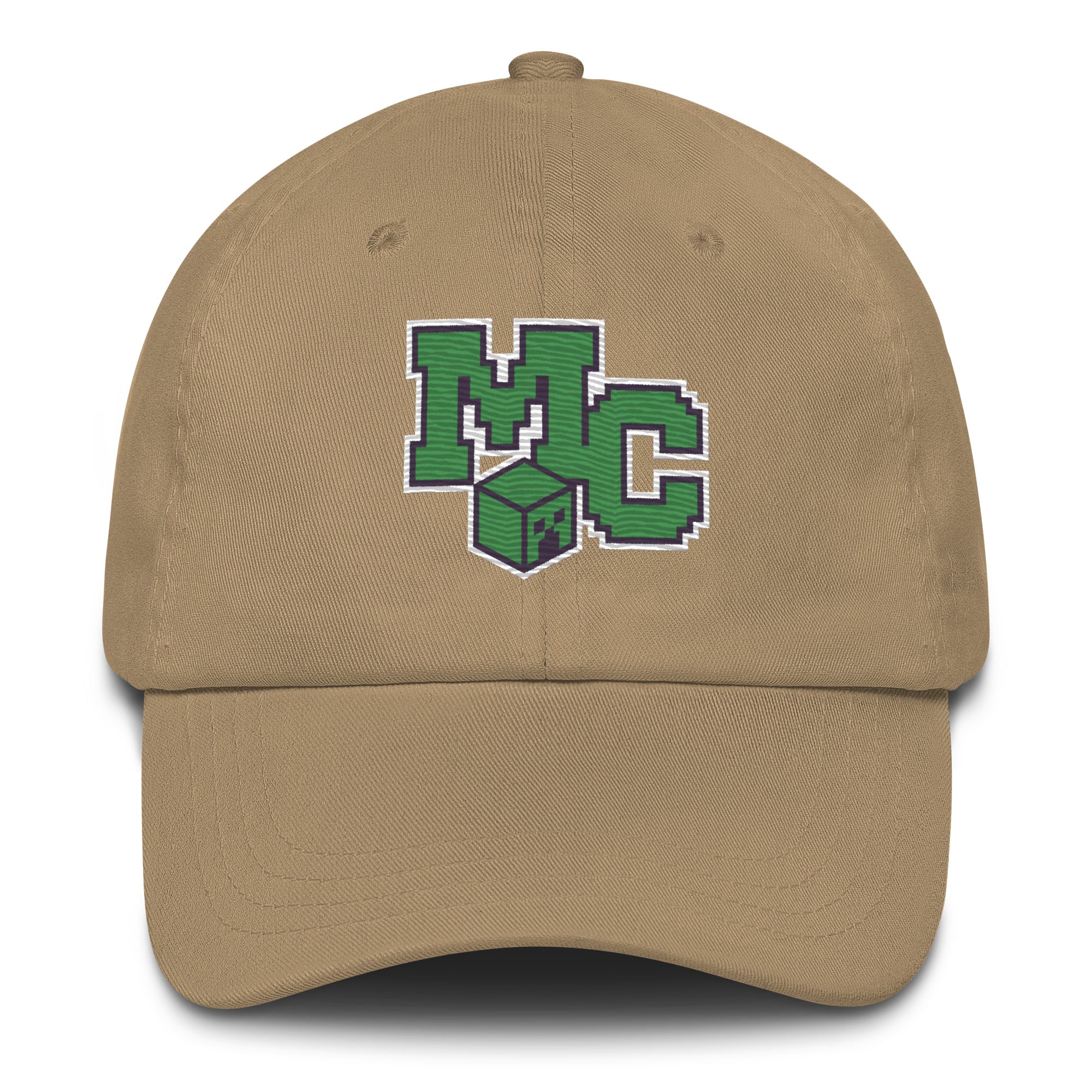 Minecraft Embroidered Dad Hat Pixelated Logo