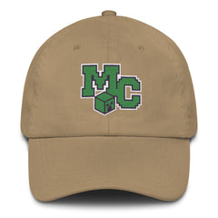 Minecraft Embroidered Dad Hat Pixelated Logo