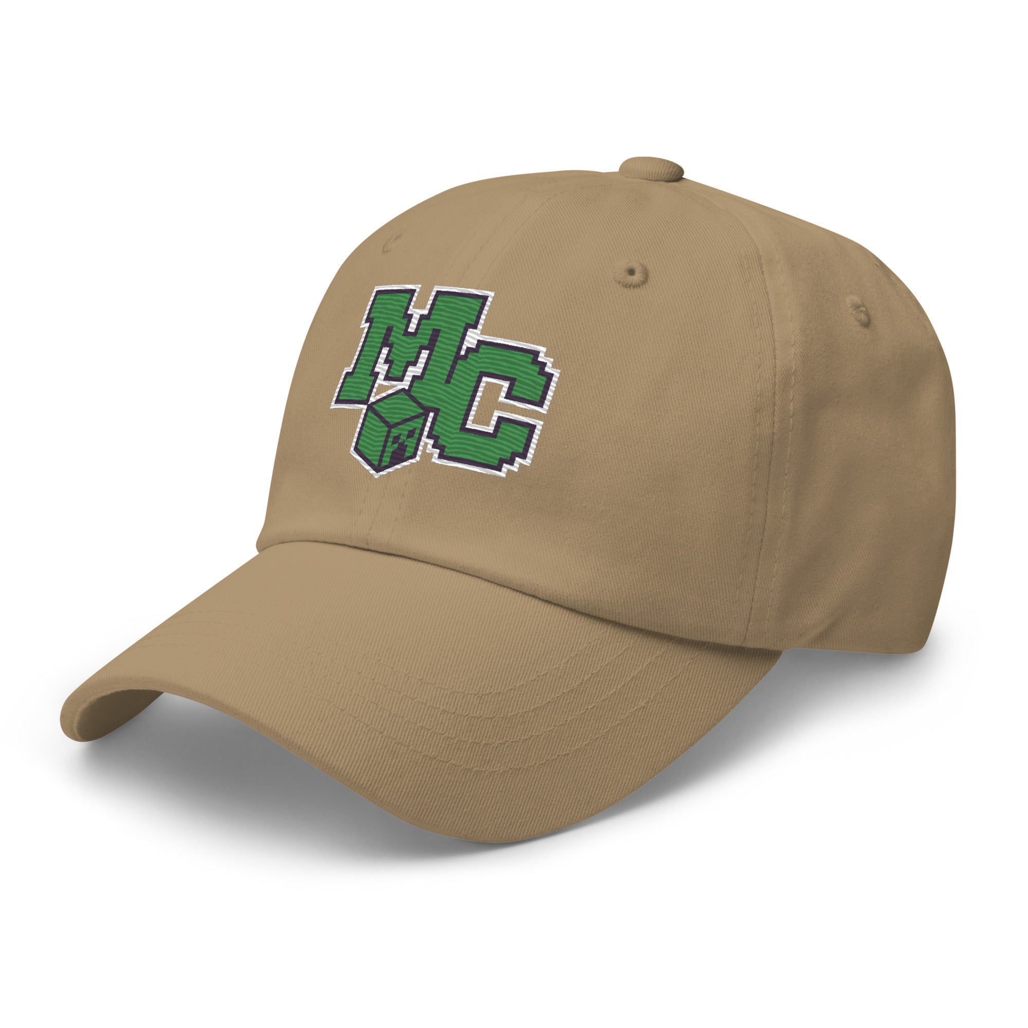 Minecraft Embroidered Dad Hat Pixelated Logo