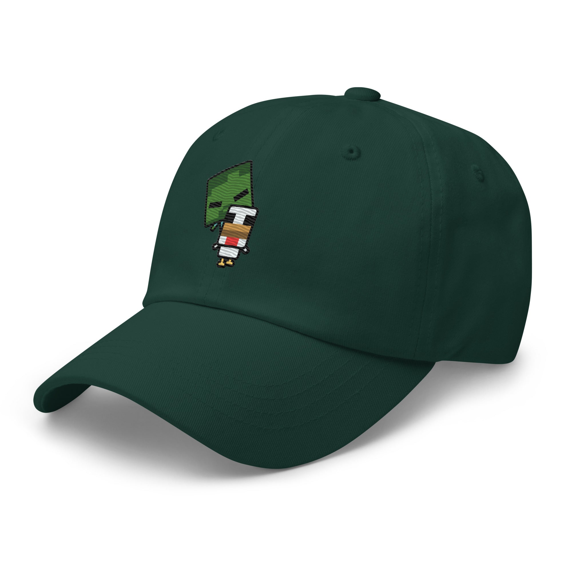 Minecraft Baseball Hat Chibi Chicken Jockey