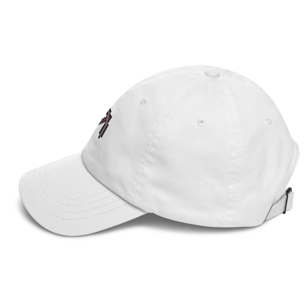 Minecraft Netherite Pickaxe Embroidered Classic Dad Hat