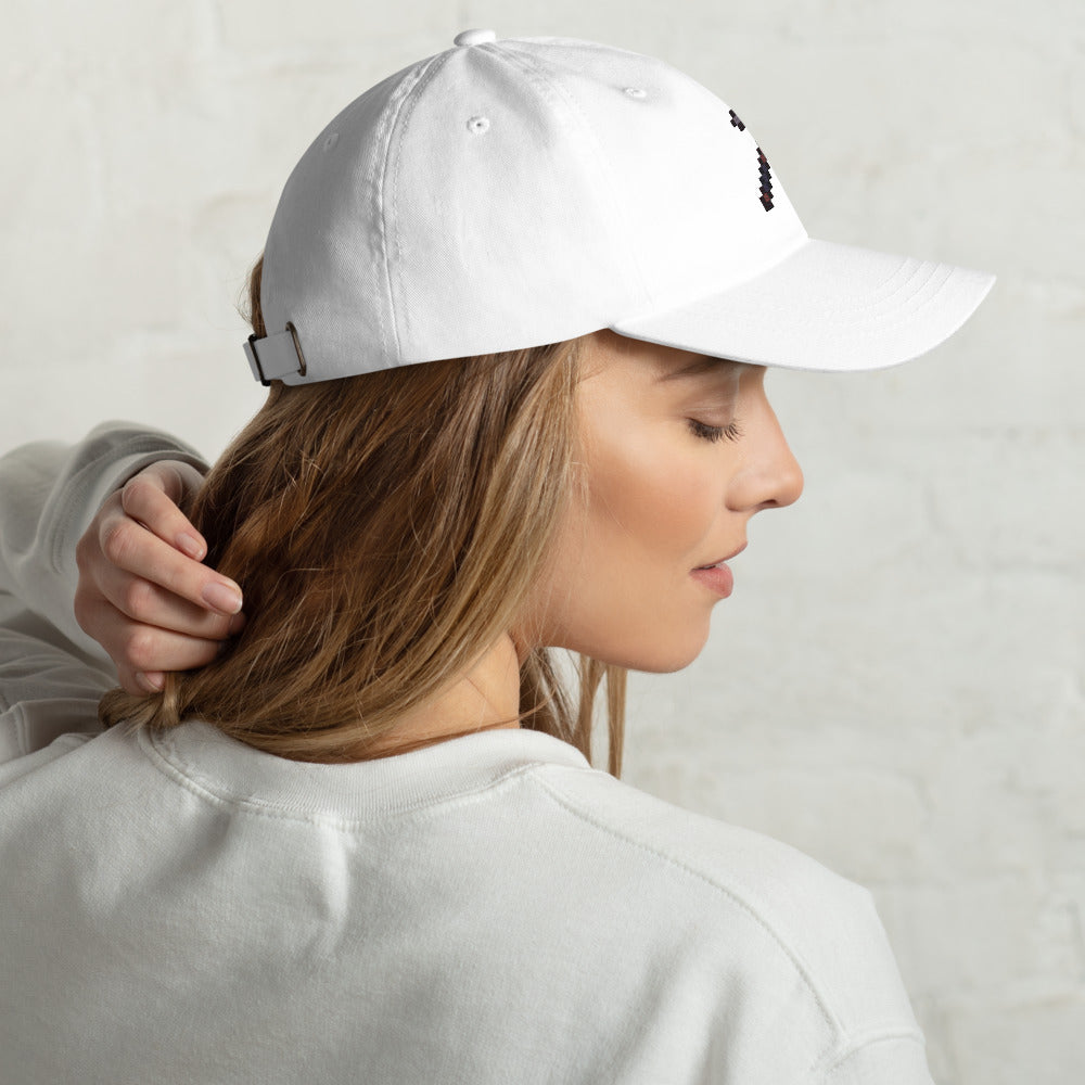 Minecraft Netherite Pickaxe Embroidered Classic Dad Hat