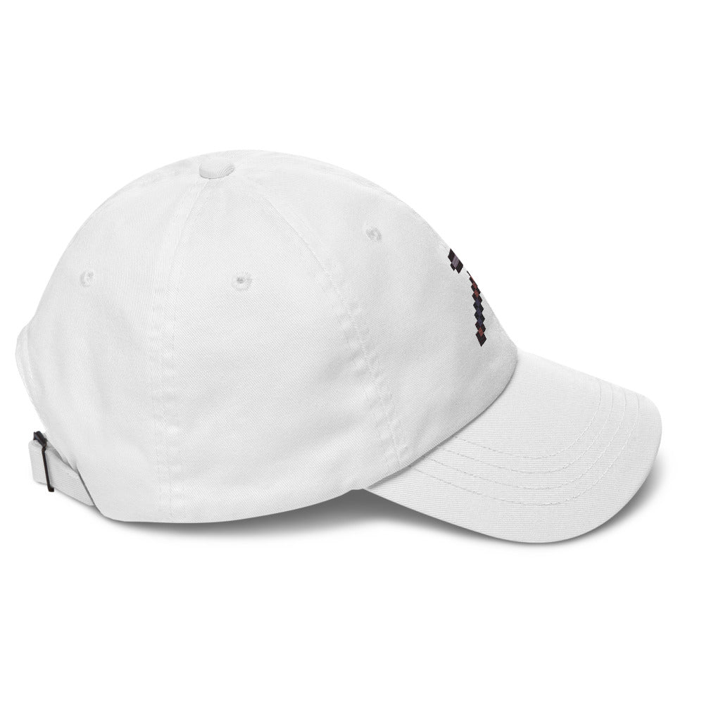 Minecraft Netherite Pickaxe Embroidered Classic Dad Hat