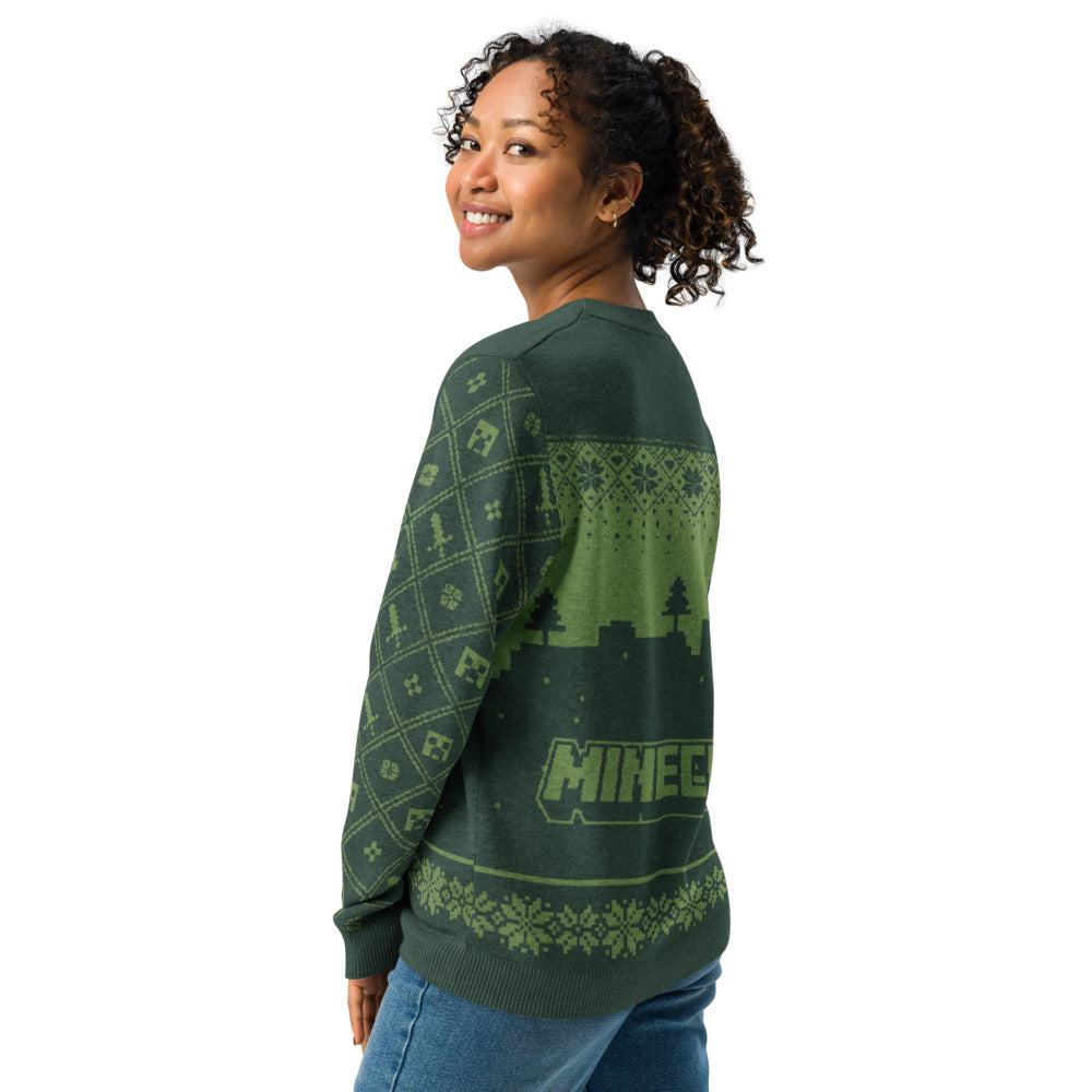 Minecraft Creeper Unisex Knit Sweater